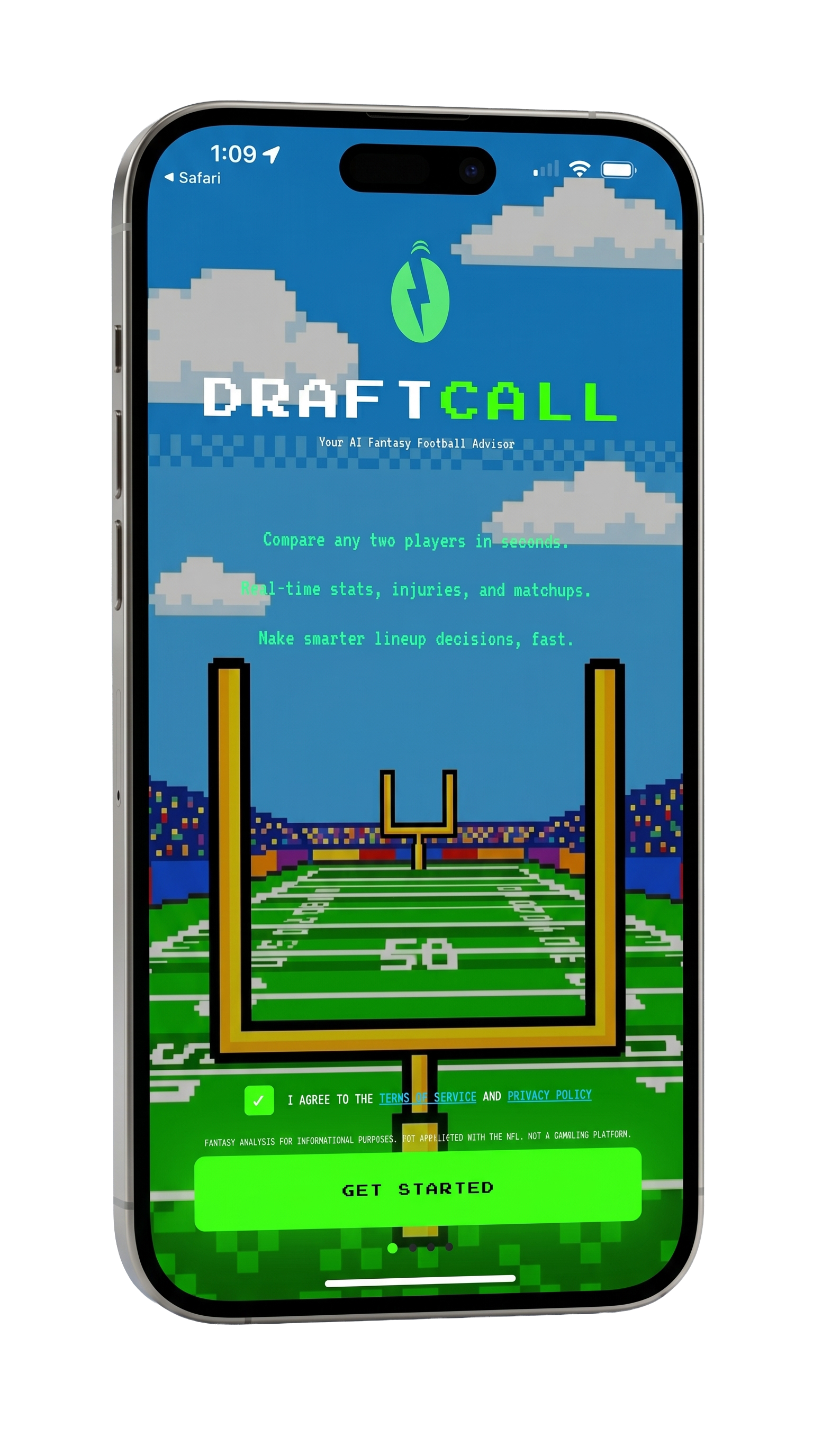 DraftCall app screenshot