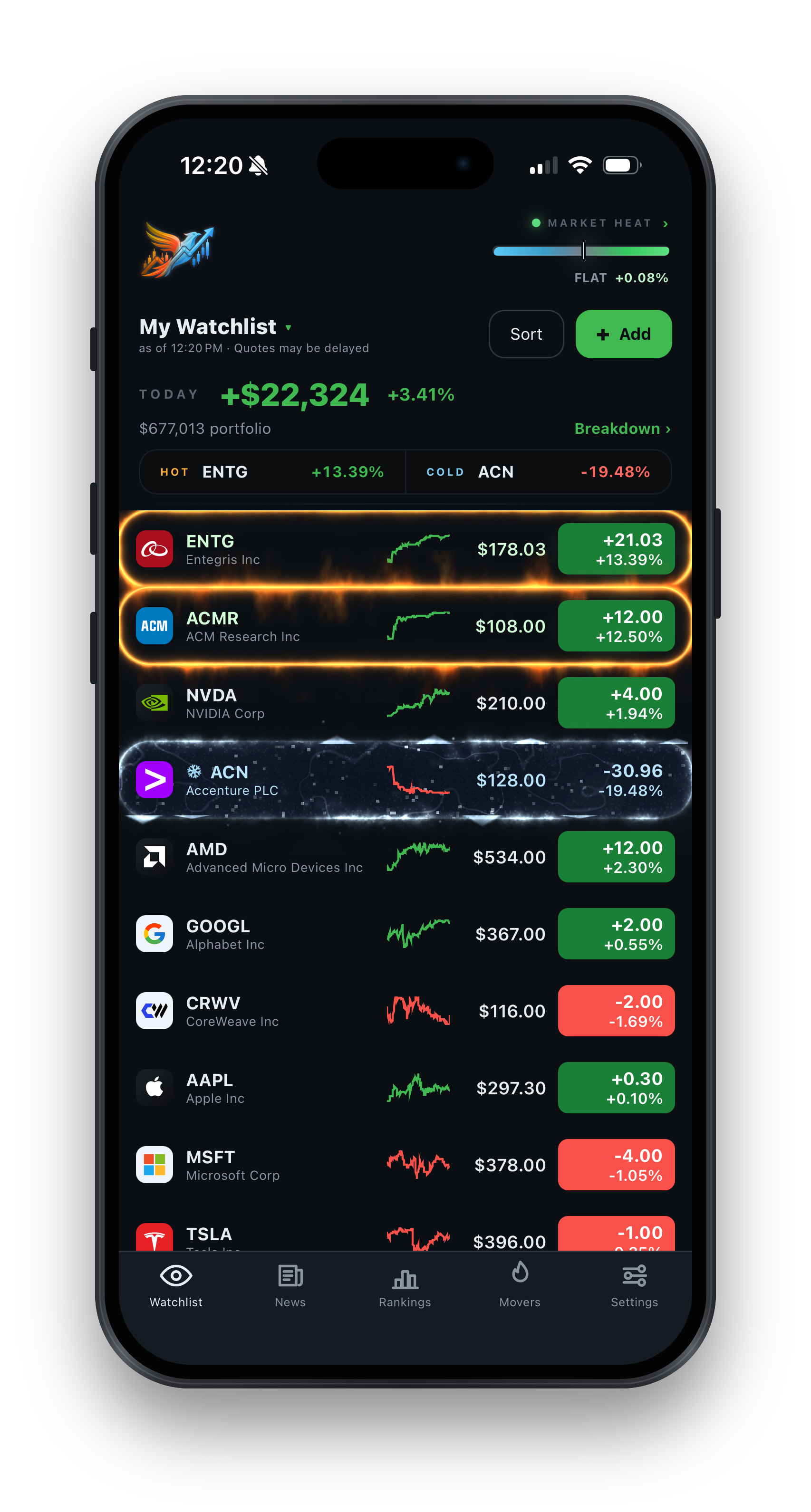 StockFloc app screenshot